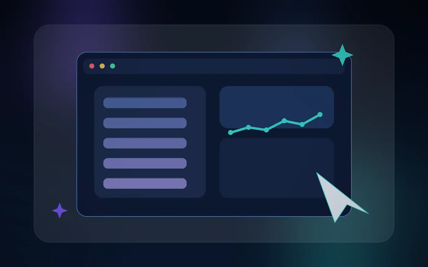 Custom website design illustration