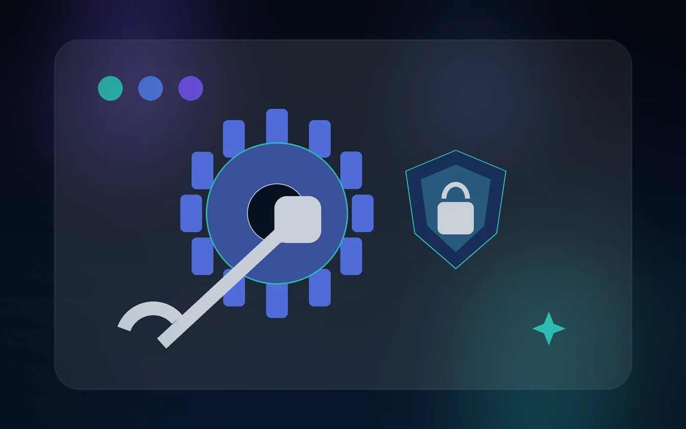 Website maintenance and security illustration